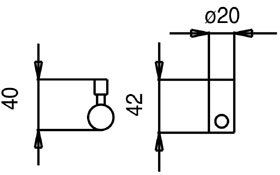 rvs quadrato line inbouw 3weg systeem